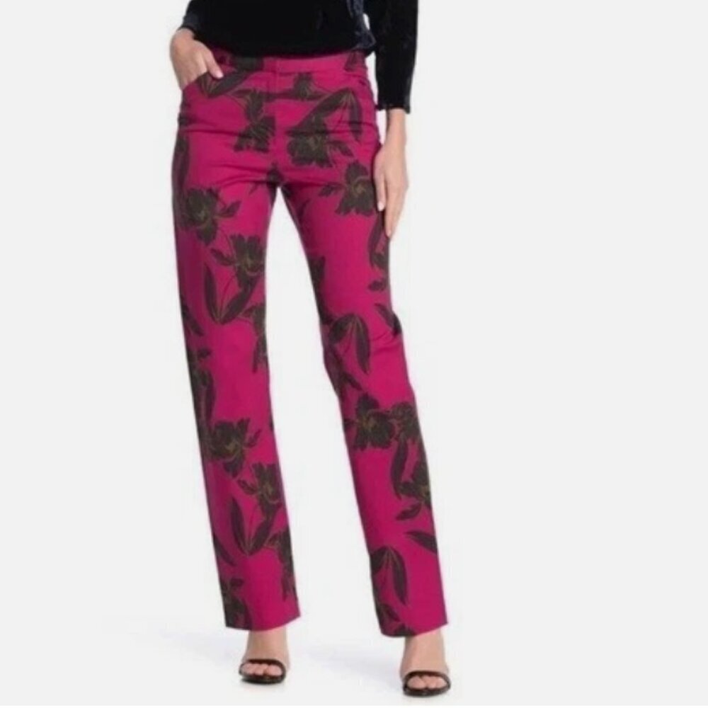 A.L.C. Vaughn Floral Wool Blend Trouser Pant | Size 2 | NWT